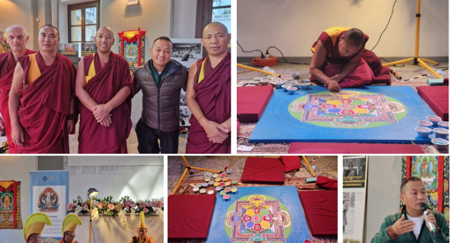 Fünf tibetische Mönche in Domodossola: Mandala, Segen und Begegnungen
