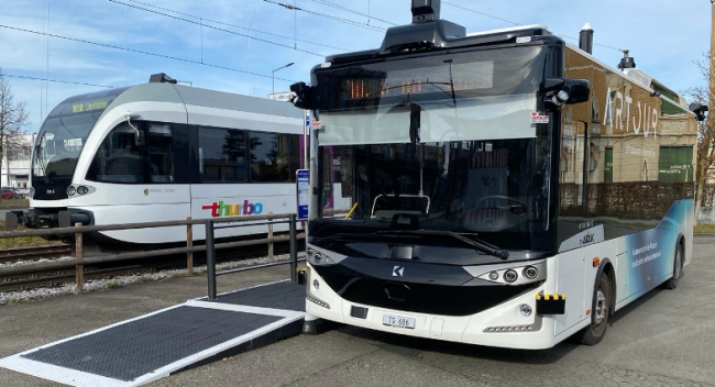 In Arbon im Test: Der autonom fahrende Linienbus für Alle