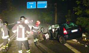 auto vigili incidente 