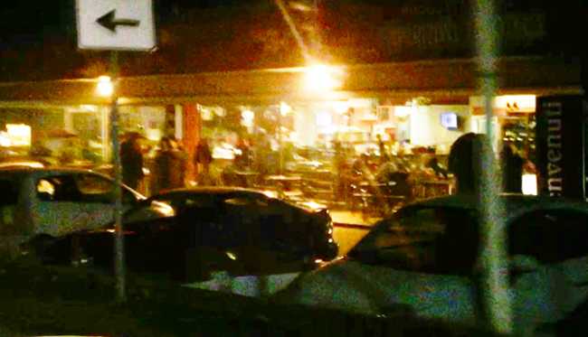 bar discussione notte