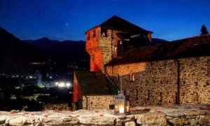 castello vogogna notte