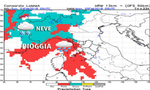 meteo mappa neve