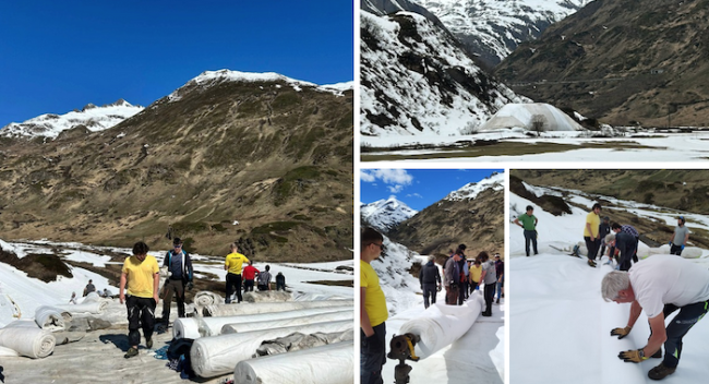 Langlaufsaison in Riale startet am 25. Oktober mit Schnee aus dem Sommerlager