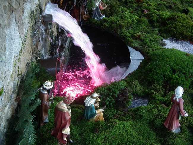 presepi sull acqua crodo