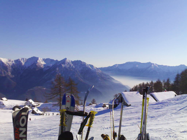 sci lusentino domobianca neve