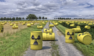 scorie bidoni nucleare prato