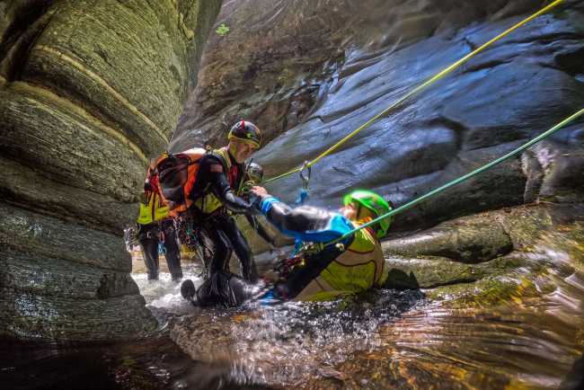 soccorso alpino esercitazione forra luglio202300001