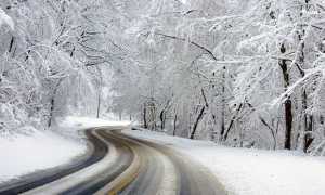 strada ghiaccio freddo