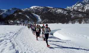 traccia bianca Il gruppo poco dopo la partenza 2018