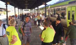 treno bls arrivo stazione