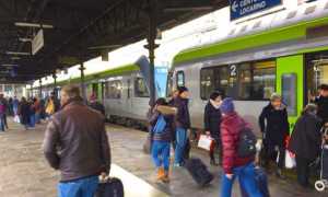 treno bls discesa inverno