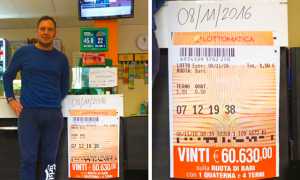 vincita colombo lotto