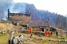 b bivacco val grande incendio