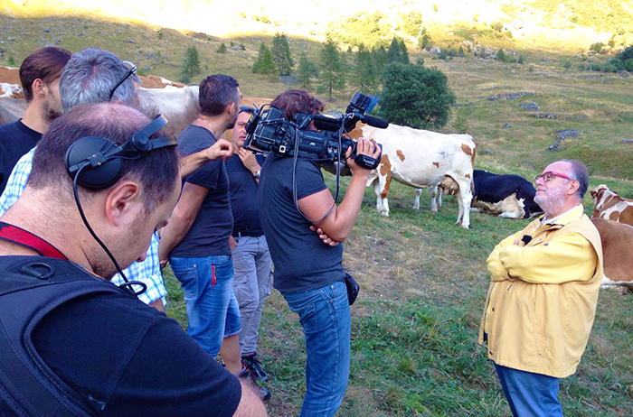Sonntag 13 November das Valle Antrona im nationalen Fernsehen