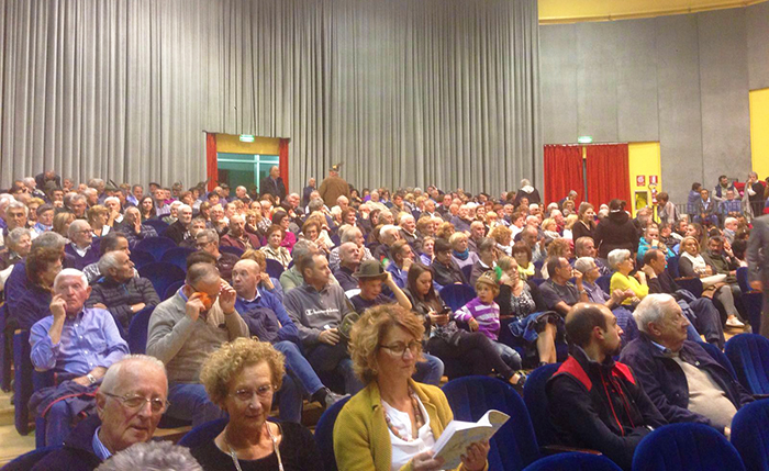 Die Fanfare Taurinense in Villadossola zu Ehren von Attilio Bagnolini