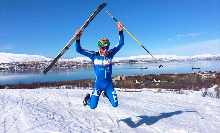  Damiano Lenzi nach dem Sieg auf den Pyrenäen disqualifiziert