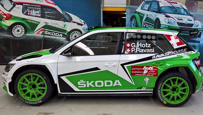 Auch die helvetischen Champions Grégoire Hotz und Pietro Ravasi starten am Rallye der Ossola-Täler