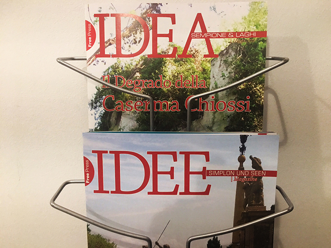 Soeben erschienen: die neue Mai-Nummer des Gratisimagazins "IDEA / IDEE"
