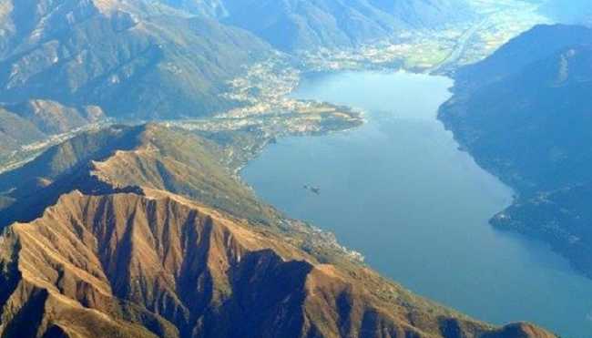lago Maggiore dall alto