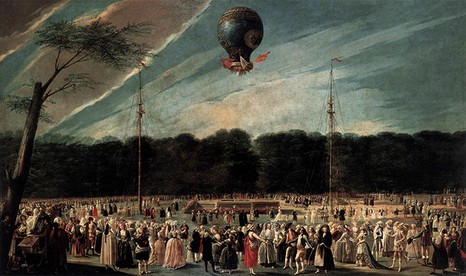 Ein Ossolaner hob kurz nach der Erfindung der Flugmaschine durch die Gebrüder Montgolfier vom Boden ab