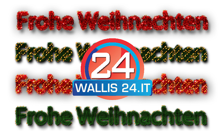 Die besten Weihnachtswünsche von Wallis 24