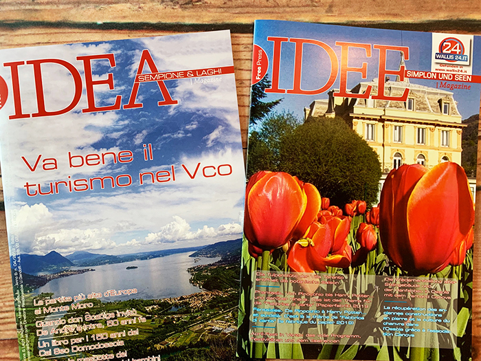 Soeben erschienen: die Aprilnummer von “Idee Simplon und Seen”