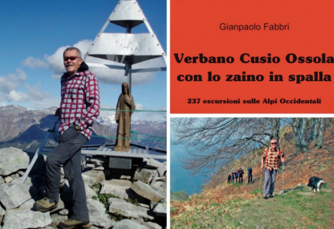 Die Liebe zu den Bergen in dem Buch von Gianpaolo Fabbri "Verbano Cusio Ossola con lo zaino in spalla"