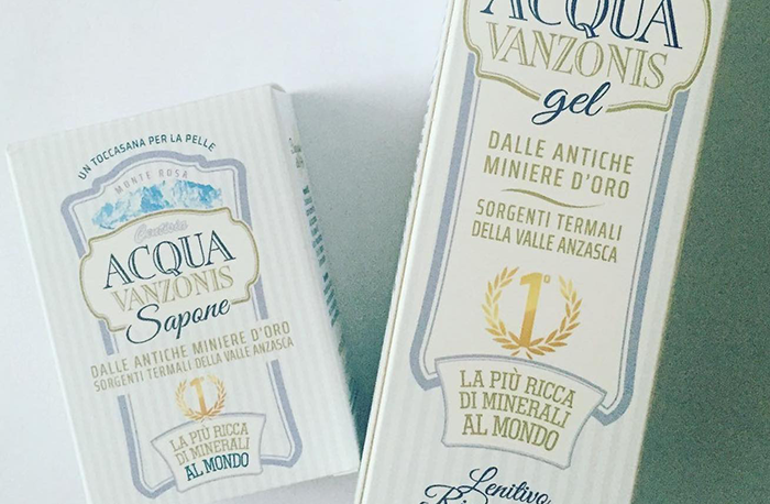 Anzasca Tal: Acqua Vanzonis aus der Goldminen wird als Gel und Seife in ganz Europa verkauft