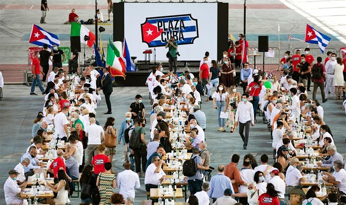 “Plaza Cuba”: Dankesmittagessen für die erhaltene Beihilfe von den Ärzten aus Kuba in Piemont 