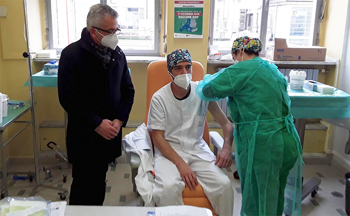 Die Covid-19 Impfplan geht in Piemont weiter, 136.997 Personen wurden schon geimpft