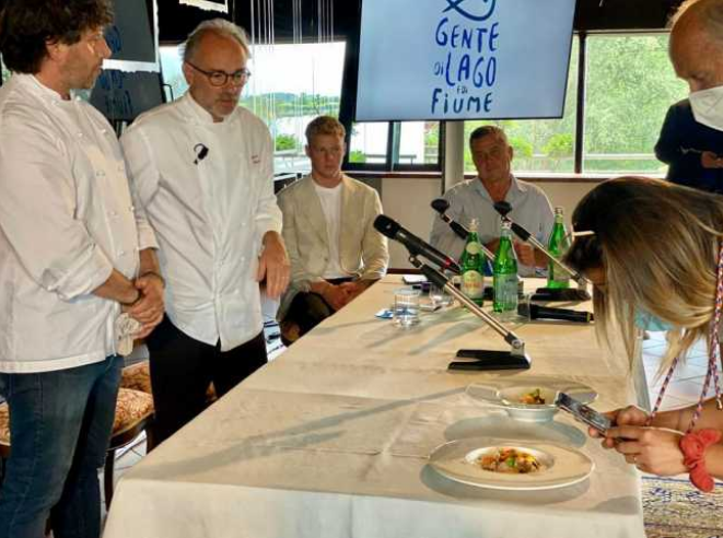 Mergozzo: Reihe von Treffen über Süßwasserfische mit dem Michelin-Sterne Chefkoch Marco Sacco
