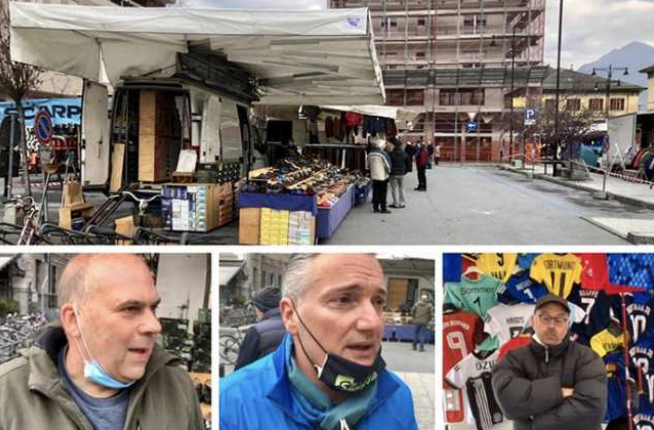 Domodossola: Der Samstagmarkt zieht auf den Bahnhof Platz um