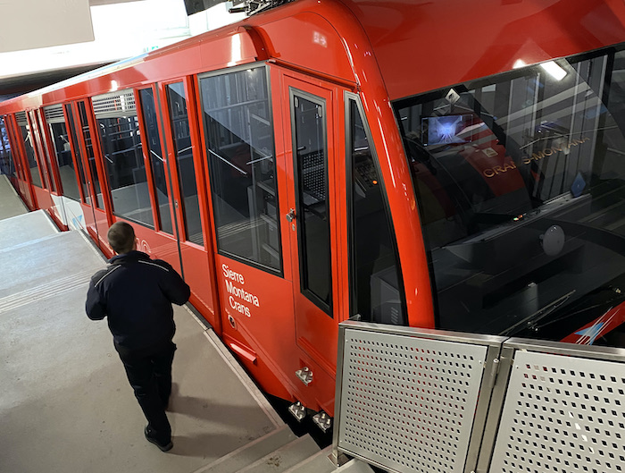 Crans Montana hat eine brandneue Drahtseilbahn erhalten