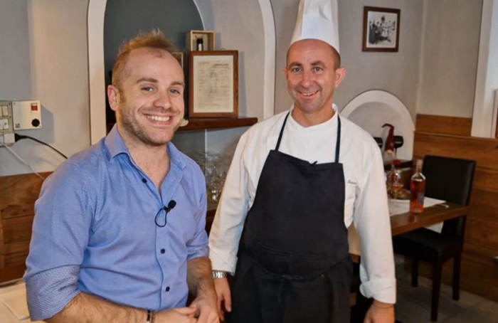 Auf News24TV läuft die neue Folge von „Tracce di Gusto“ mit Luca Costale