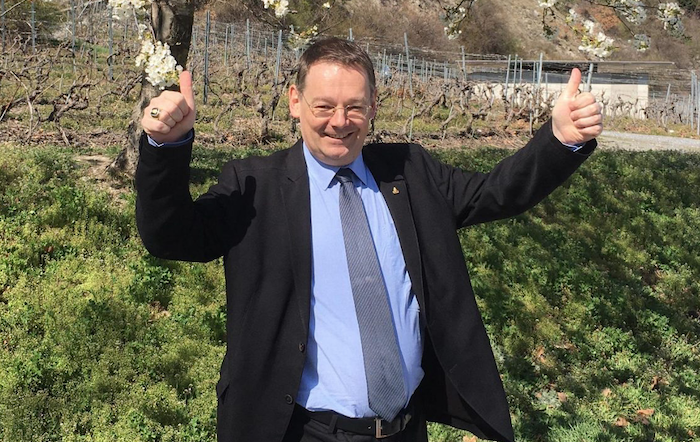 1.Mai 2024: Staatsrat Franz Ruppen präsidiert den Staatsrat des Kantons Wallis 