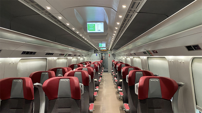 Die Eurocity-Kompositionen von Trenitalia werden renoviert