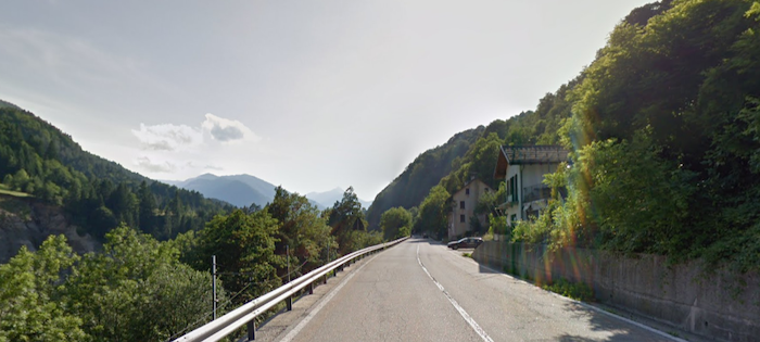 Bestandsaufnahme über den Strassenabschnitt Ponte Ribellasca-Camedo 