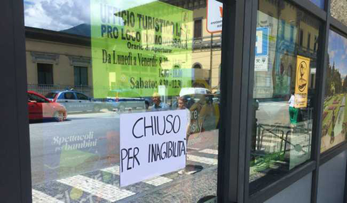   Domodossola: Unwetterschäden legen das Tourismusbüro still